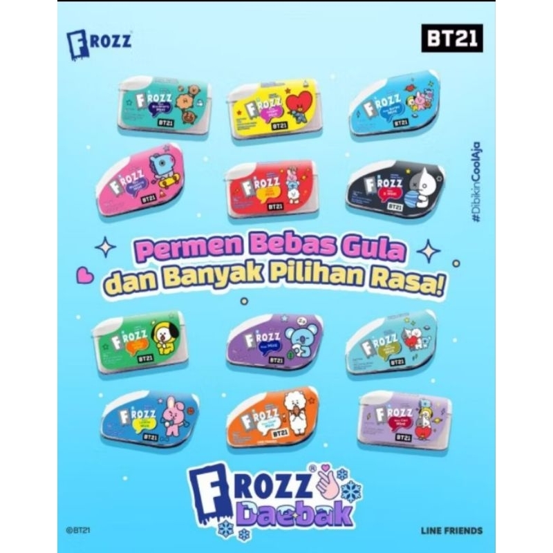 

permen frozz bt21paket 10 pcs rasa random