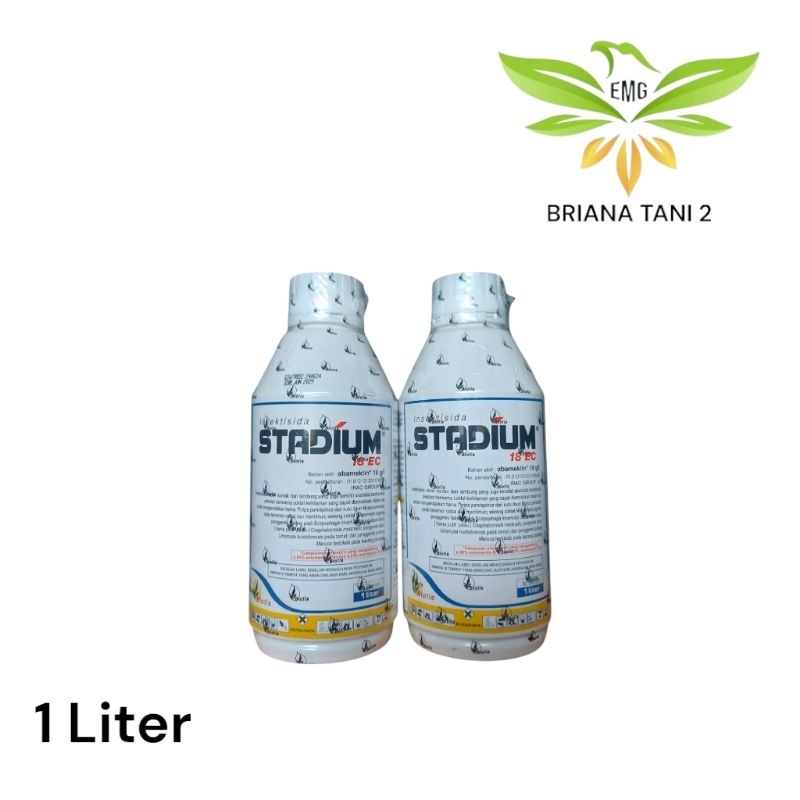 Stadium 1 Liter 18EC Insektisida Abamectin 18g/l Sundep Slendep Wereng Biotis Abacel Demolish
