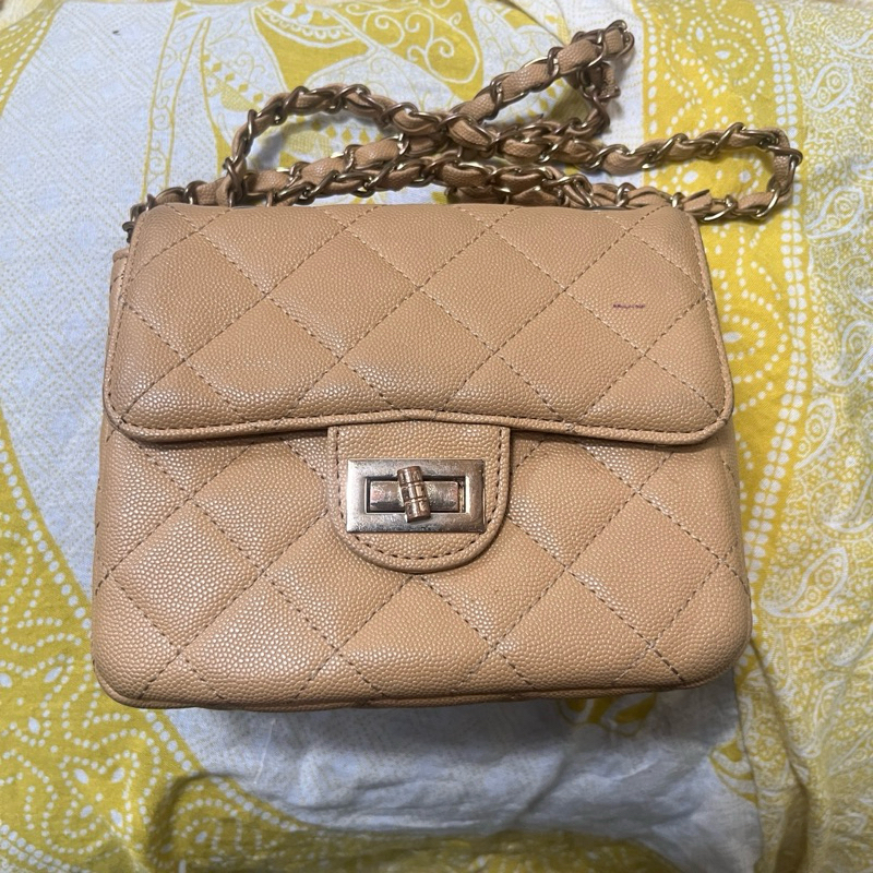 preloved tas sling bag merche coklat