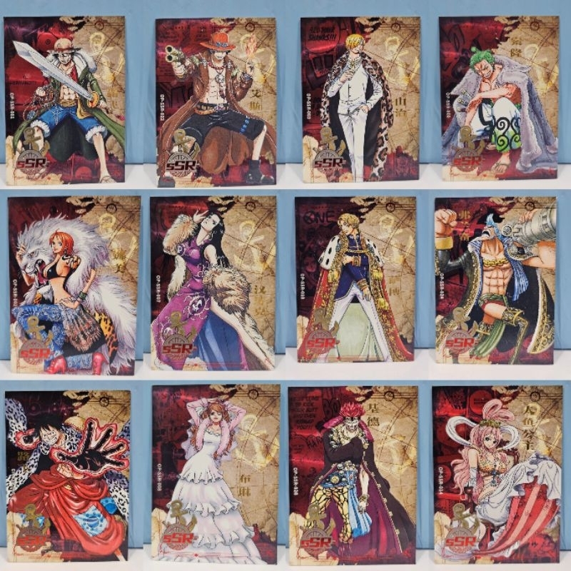 Kartu Koleksi One Piece SSR Holo Kabago | Monkey D Luffy Sabo Doflamingo Nami Trafalgar Law Shirahos