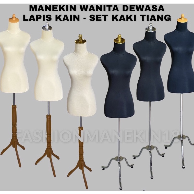 22LANGSUNG KIRIM PATUNG MANEKIN WANITA DRESS LAPIS BUSA ET DENGAN KAKI TIANG  PATUNG BAJU CEWEK KEBA