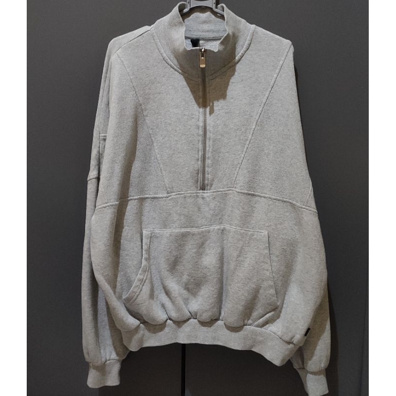 Crewneck Halfzip Oversize