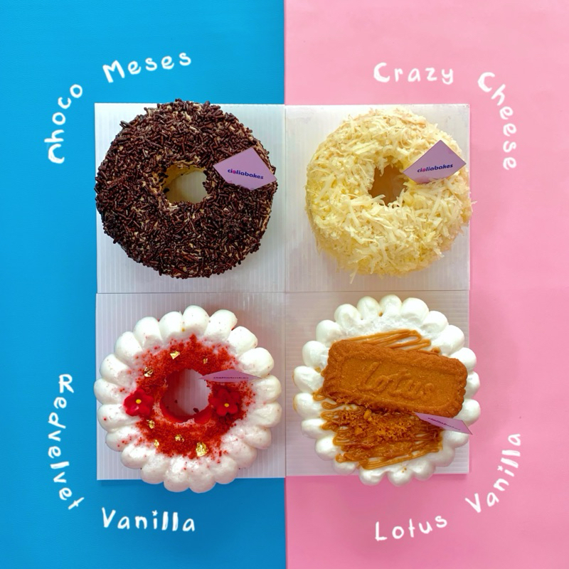 

Mini Chiffon Cheese (Crazy Cheese, Vanilla Lotus, Choco Meses, Vanilla Redvelvet)