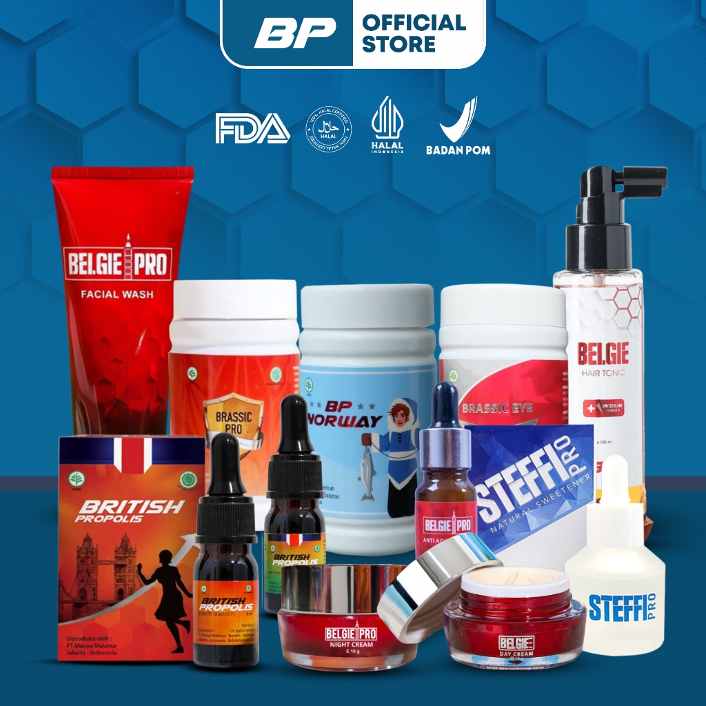 BP Group British propolis Belgie Pro Brassic Pro Brassic Eye BP Norway Hair Tonic