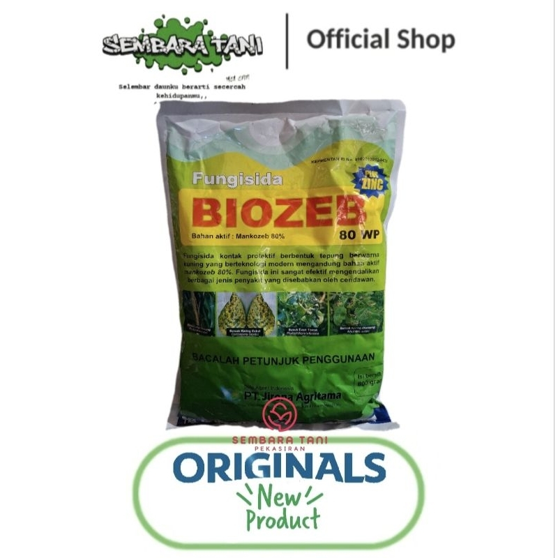 BIOZEB 800GR | FUNGISIDA | MANKOZEB BIRU