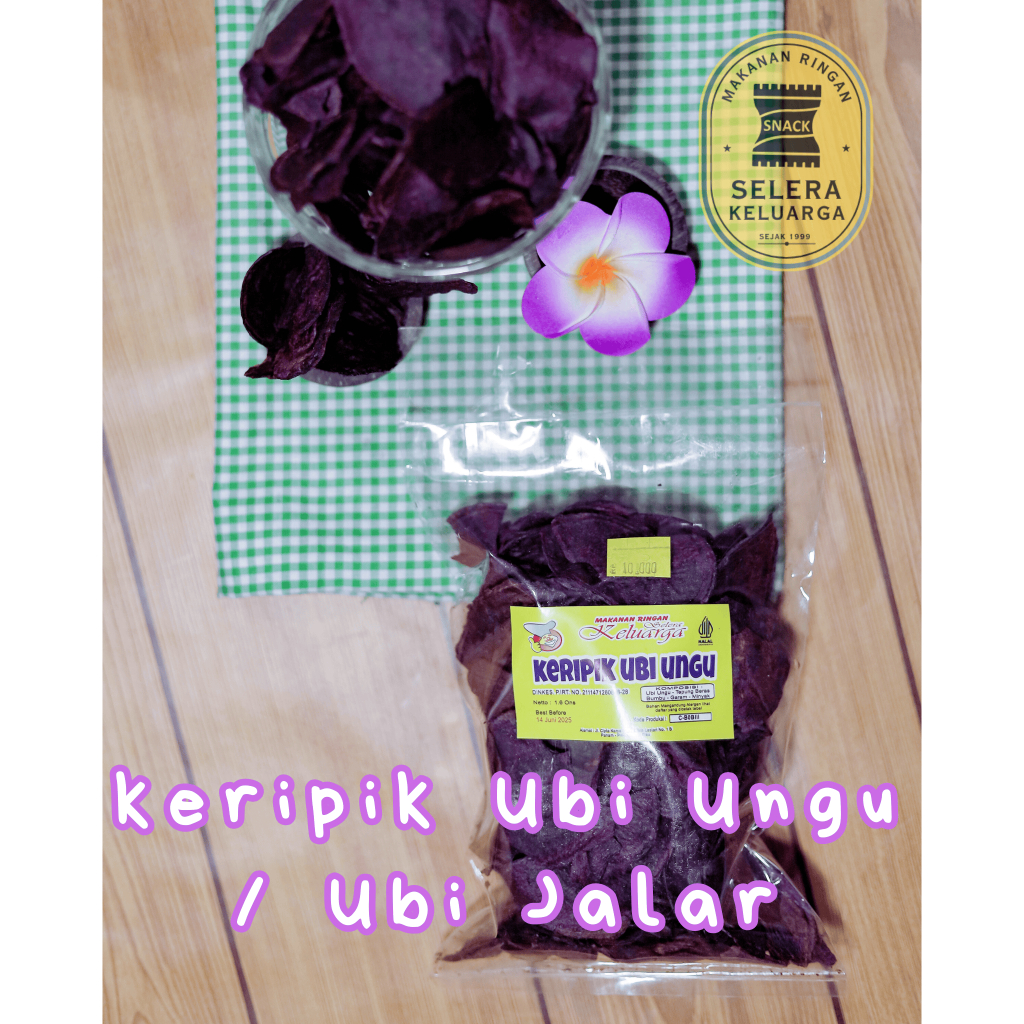 

KERIPIK UBI UNGU / KERIPIK UBI JALAR | SNACK SELERA KELUARGA PEKANBARU