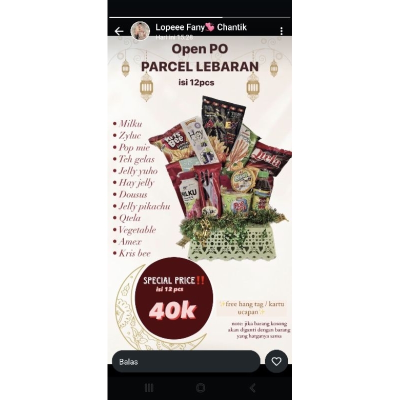 

parcel lebaran paket murah