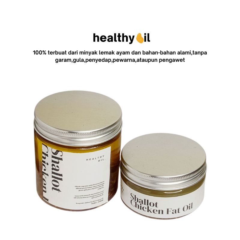 

[250ML + 100ML] Minyak Lemak Ayam MPASI Bawang Merah - Healthy Oil