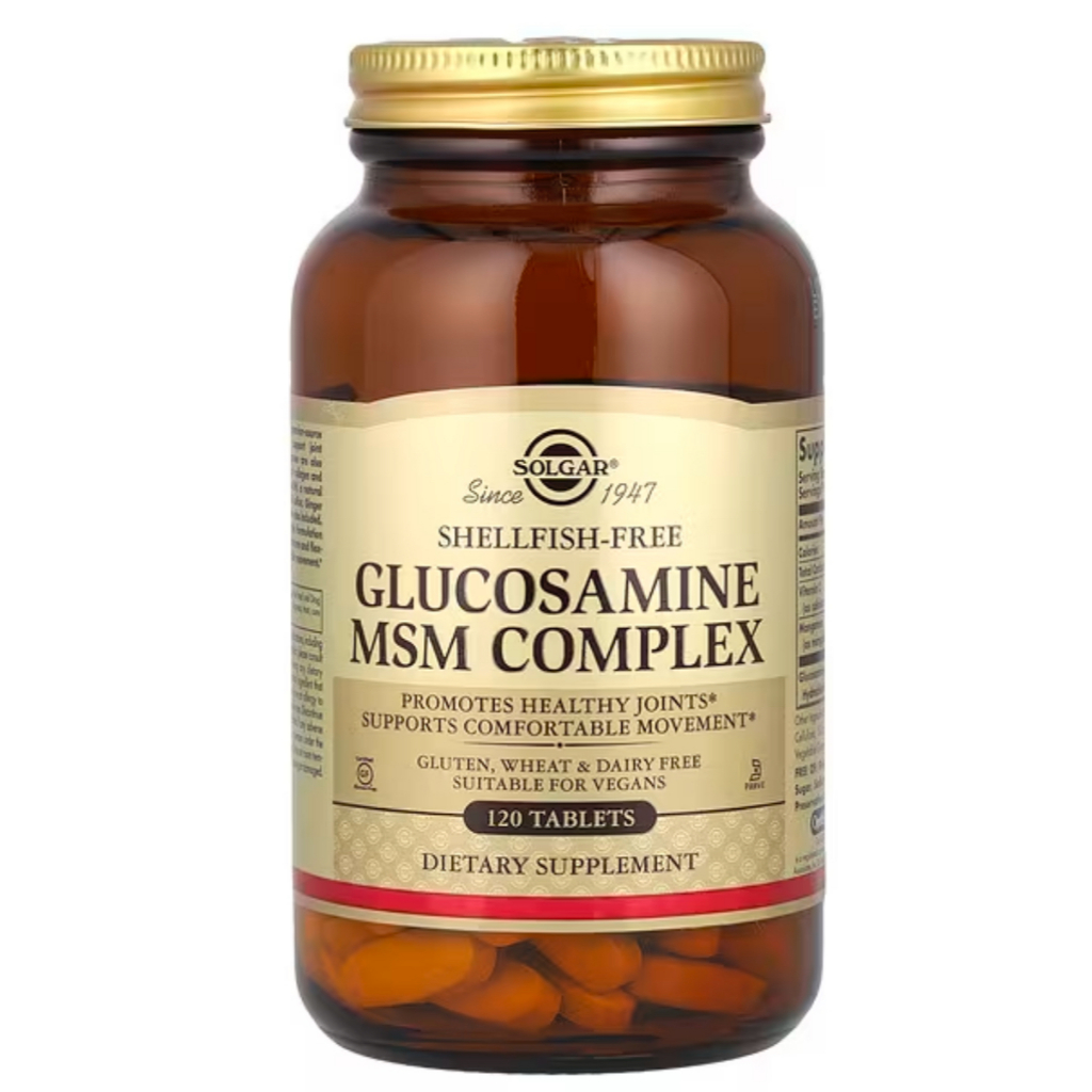 SOLGAR GLUCOSAMINE MSM COMPLEX 120 Tablets