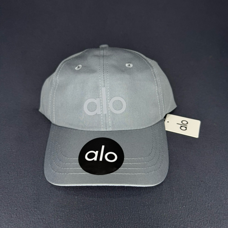 Topi Lari Olahraga Alo Grey Abu2 Bahan Polyster Dryfit