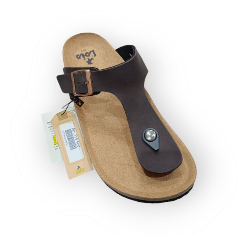 sandal kulit lois pria original