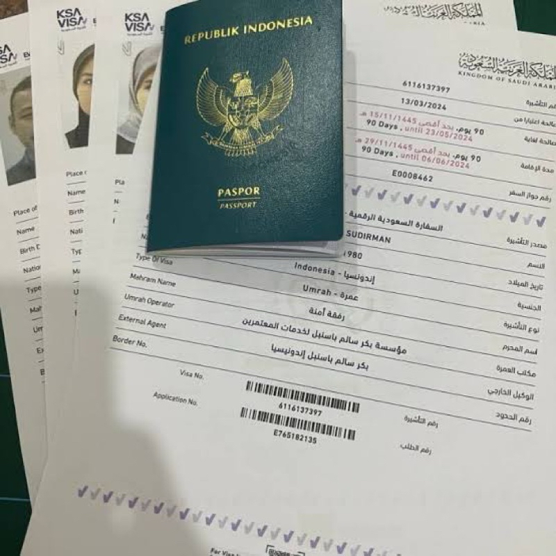 Visa Umroh + Tasreh Roudhoh + Siskopatuh