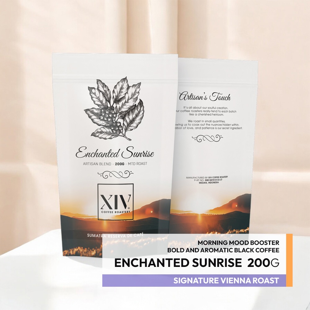 

XIV Enchanted Sunrise Vienna Roast 200g - Blend Coffee 70% Arabica