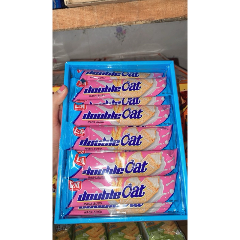 

DSM DOUBLE OAT RASA COKELAT DAN RASA VANILA ISI 30 pcs