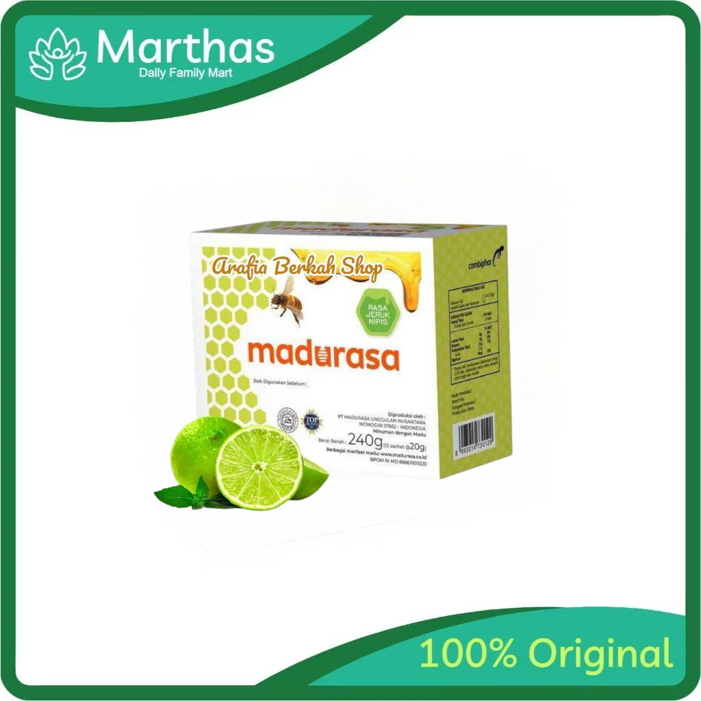 

Madurasa Jeruk Nipis Box 12 Sachet