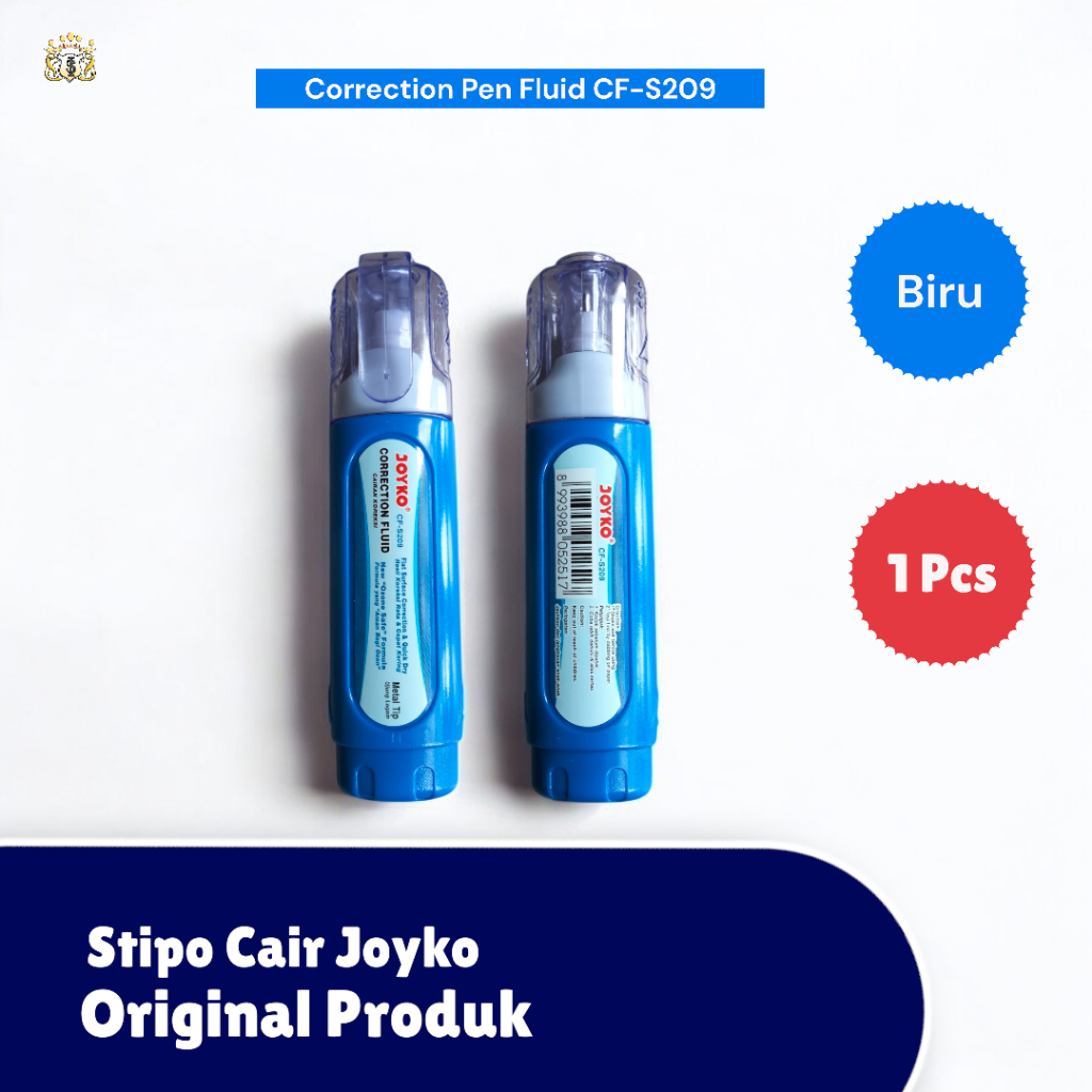 

Correction Fluid JOYKO Classic / Tip Ex / Cairan Koreksi Pen Serbaguna
