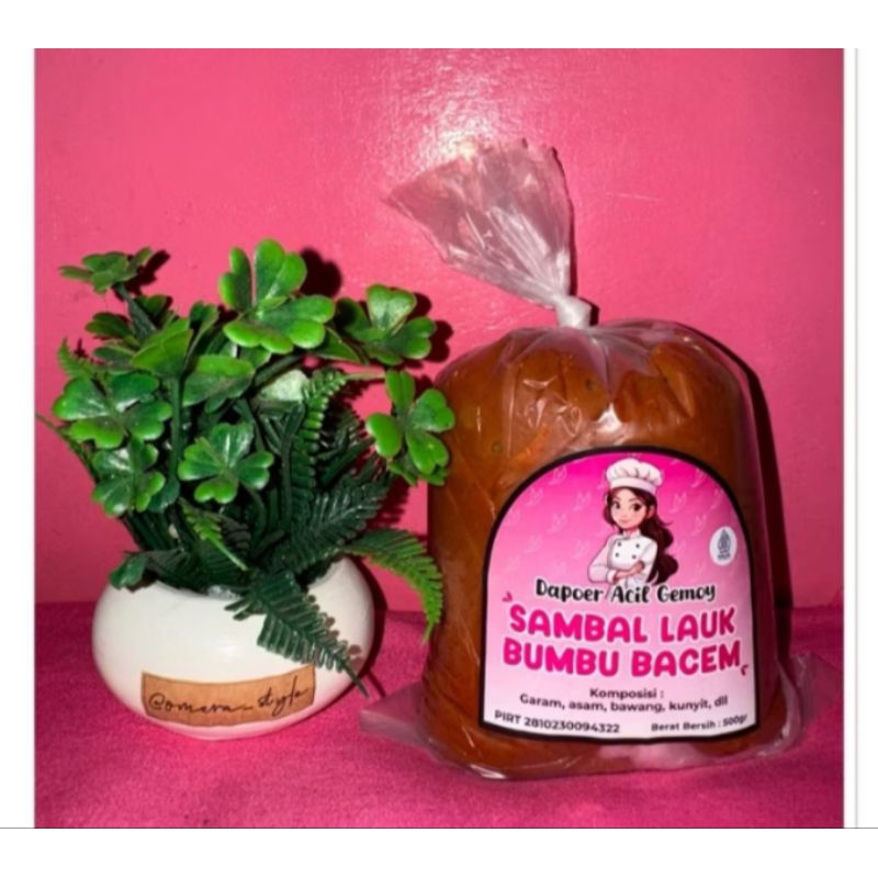 

ACIL GEMOY ( COD)500g / 1/2kg BUMBU BACEM SAMBEL LAUK SAMBEL LAUK KHAS NEGARA BUMBU LAUK / GEMOY