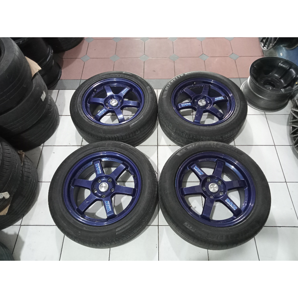 VELG SECOND RACING TE37 RING 17 HOLE 5X114+ BAN