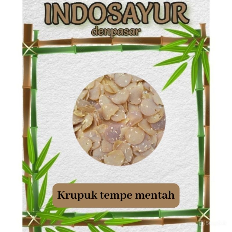 

Krupuk tempe mentah _ INDOSAYUR