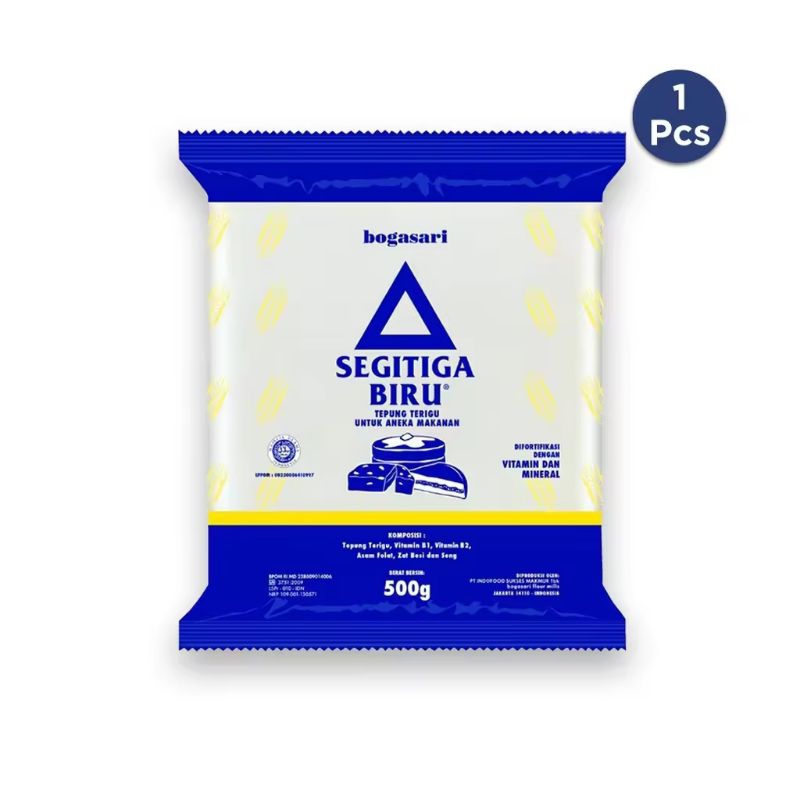 

SEGITIGA BIRU TEPUNG TERIGU UNTUK ANEKA MAKANAN KEMASAN 500GR