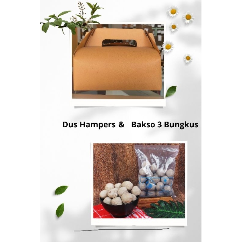 

Hampers Lebaran - Hampers Ramadhan Bakso semar Isi 3 Bungkus 75 Biji Bakso Super Sedang Enak Nyakrek Bakso Semar