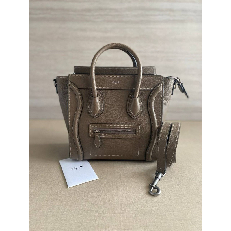 Preloved Excellent Celine Nano Luggage Souris