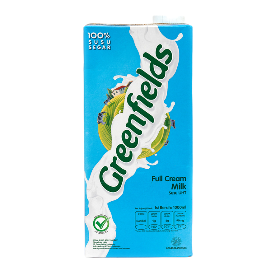 

Greenfields Full Cream Milk Susu UHT 950ML