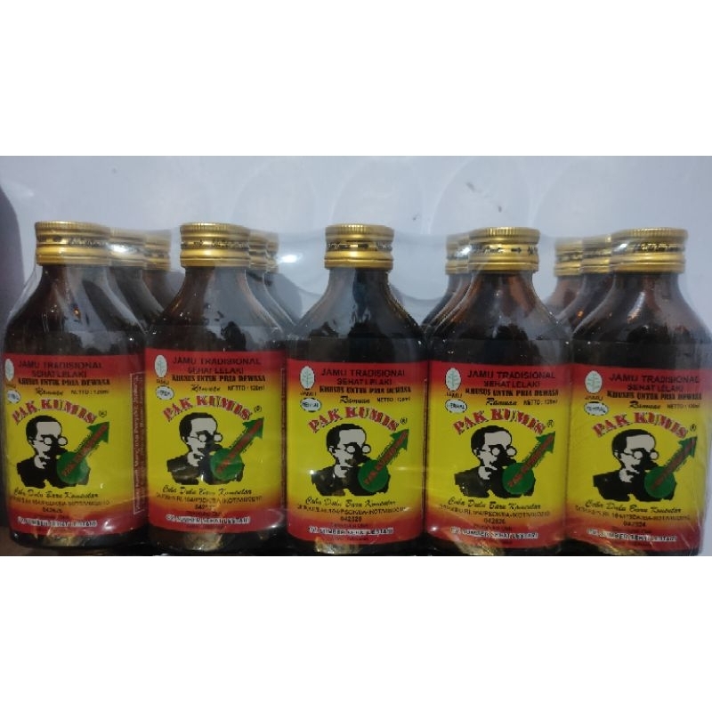 

Jamu Pak kumis Original 1slop( isi 15 botol)