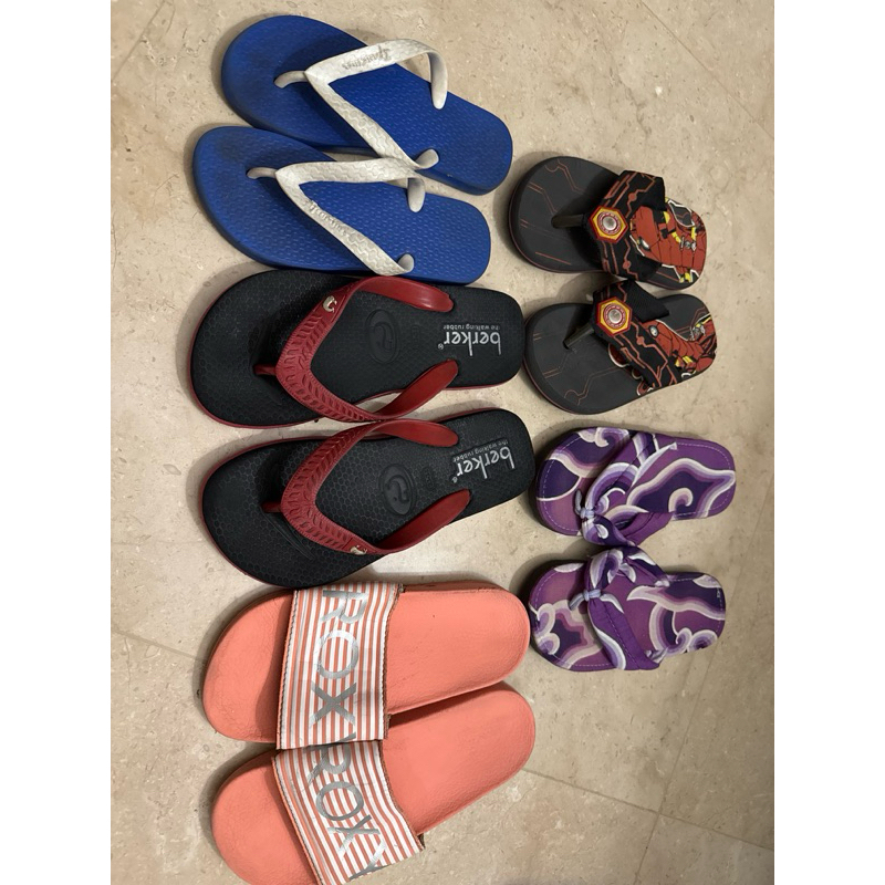 Sendal sandal anak ipanema roxy preloved original size 29 flipflop pantai beach