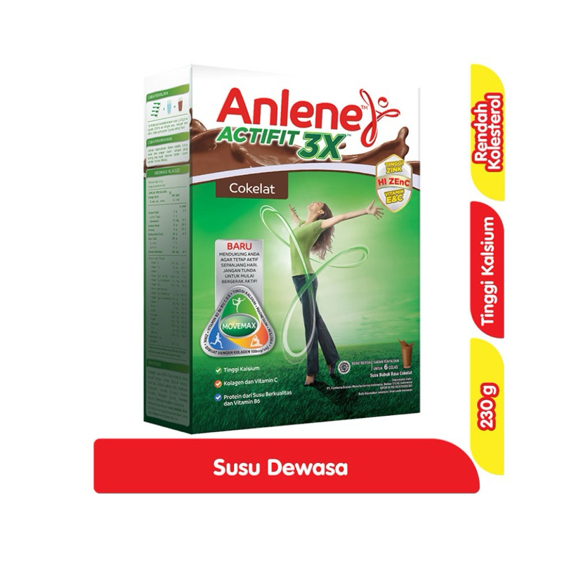 

Anlene Activit 3x Cokelat 230 gram