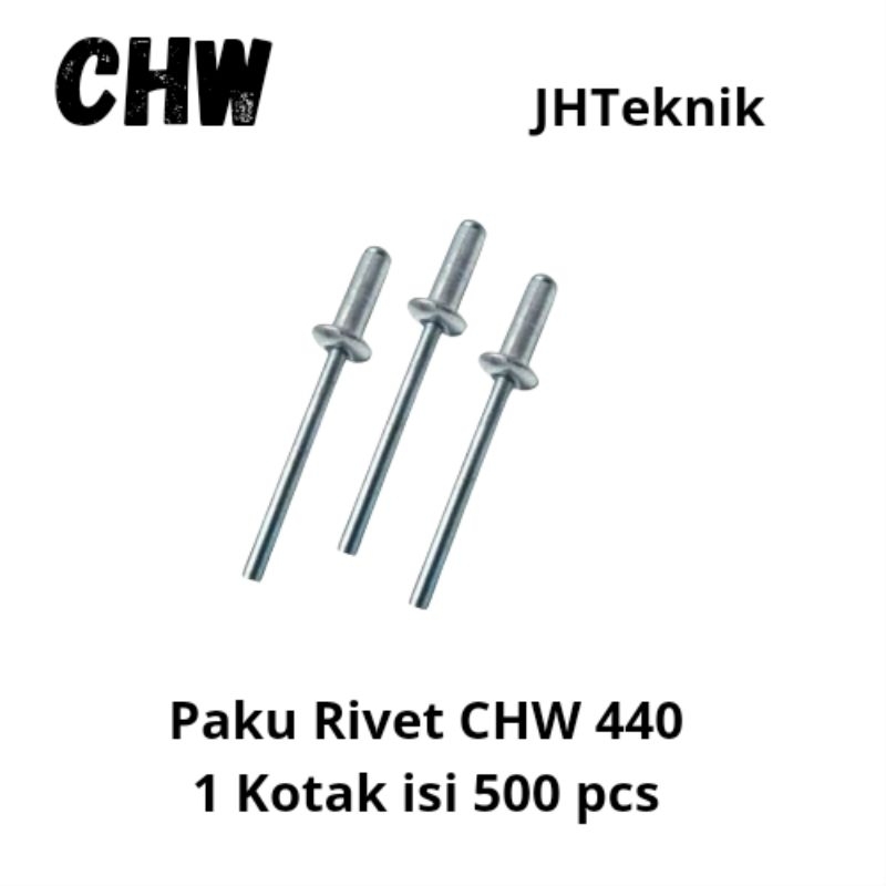 JHTeknik Paku Rivet CHW 440/Paku Rivet Alumunium CHW 440 Murah