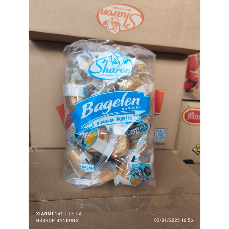 

bagelan sharon keju besar 1 pack isi 20 pcs 1 dus isi 6 pack