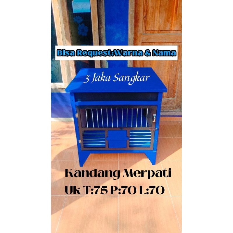 KANDANG BURUNG MERPATI(T:75 L:70 P:70)Bongkar pasang(Bisa request warna)