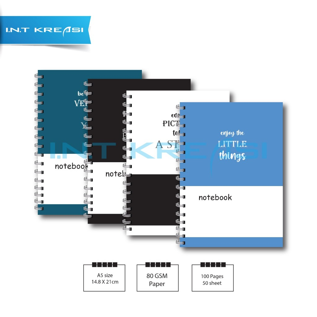 

Notebook Buku catatan Good is the best plan ukuran A5 Buku tulis diary isi garis dan polos notebook