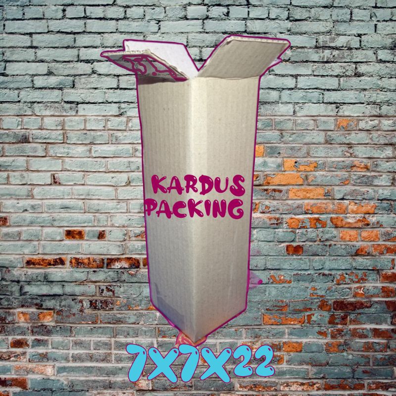 

kardus packing UK 7x7x22 kardus besar kardus kecil