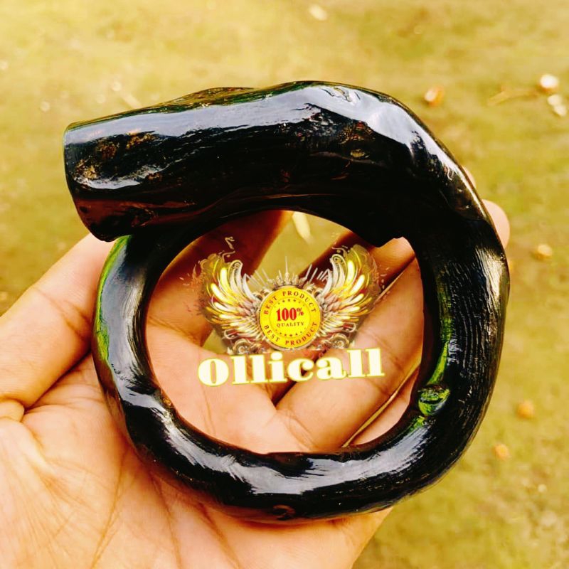 gelang akar Bahar hitam asli  jumbo babon limited edition 100% original