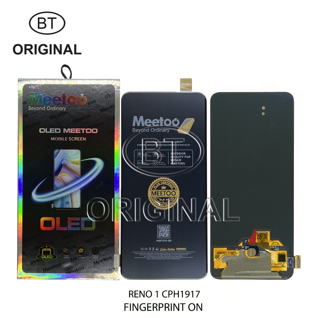 LCD OPPO RENO 1 CPH1917 - FINGERPRINT ON - OLED MEETOO