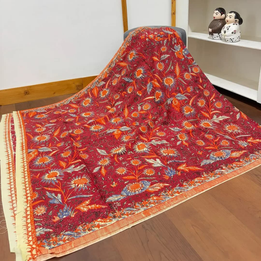 Kain Batik SOLO motif bunga matahari