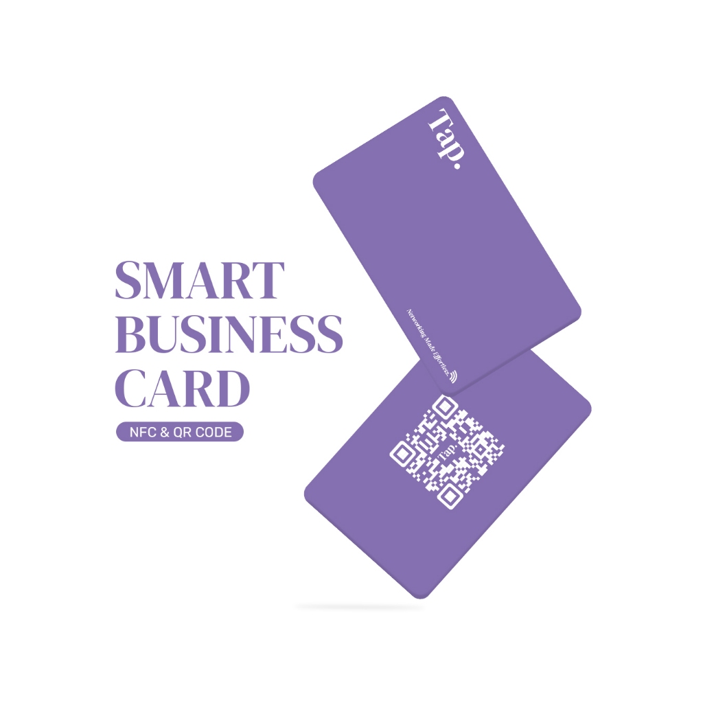 

Kartu Nama | Smart Business Card | Custom | PVC NFC (Waterproof & Dustproof)