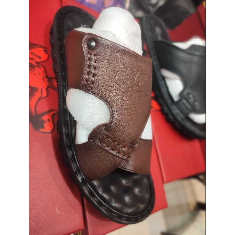 sandal royal sutas kulit impor original made in china