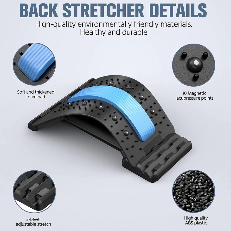 Promo Merakyat Orthopedi Akupuntur  Magnetic Sandaran Punggung Terapi Sakit Pinggang 1 Magnet orthop