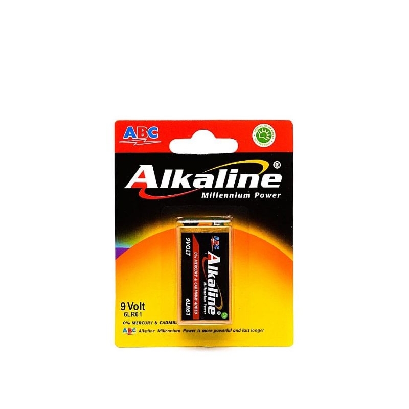 ALKALINE BATU BATTERY BATERAI KOTAK ABC 9V SUPER POWER  ORIGINAL