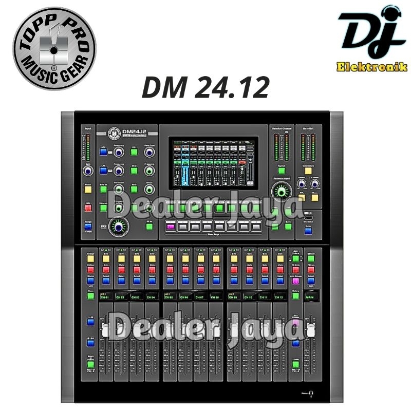 Mixer Digital Topp Pro DM 24.12 / DM24.12 - 24 channel (Toppro , Top Pro)