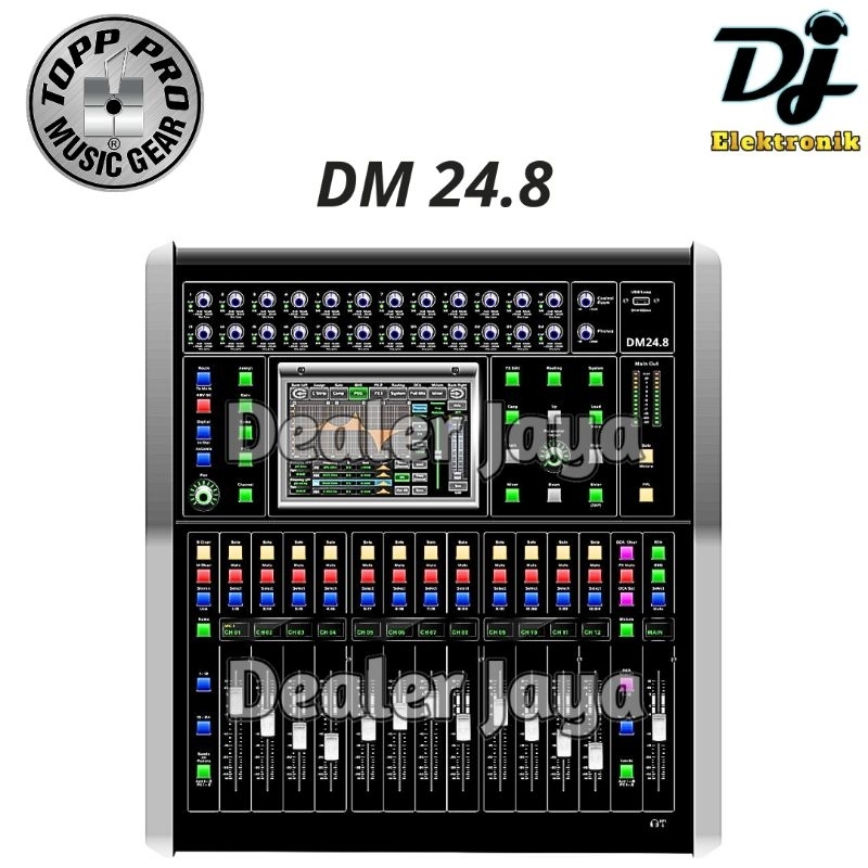 Mixer Digital Topp Pro DM 24.8 / DM24.8 - 24 channel (Toppro , Top Pro)