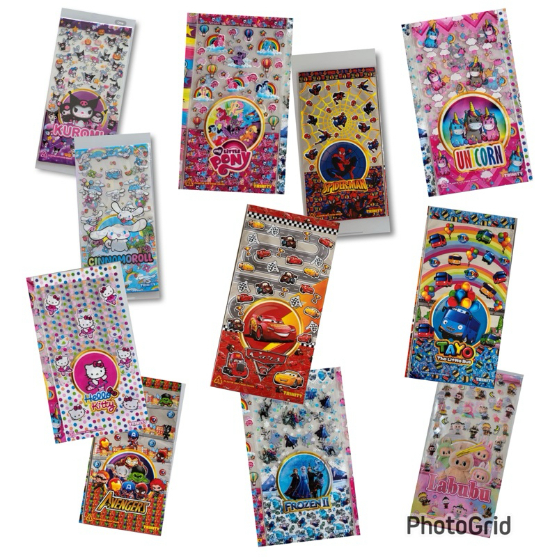 

Isi 10pcs OPP Plastik bingkisan / goodie bag/ plastik snack/ kantong ultah/ medium / Sedang 45 x 23cm