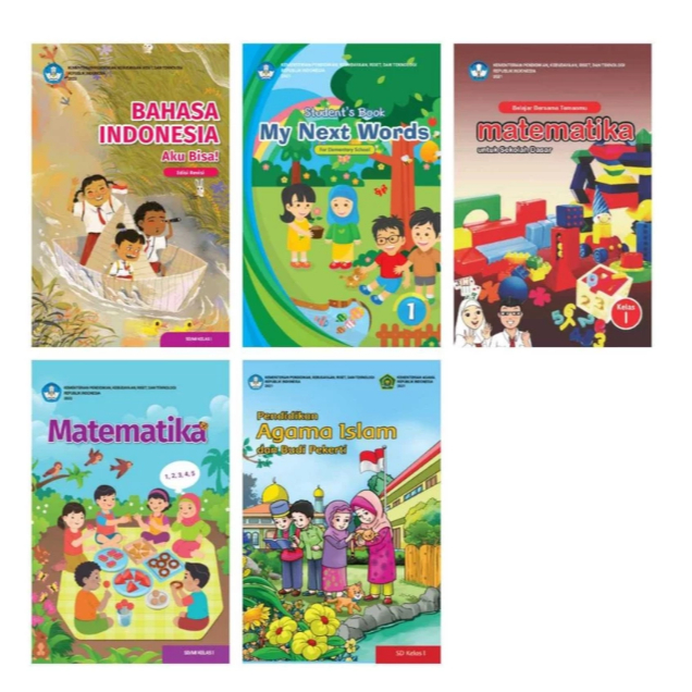 

Buku Paket Kelas 1 SD Kurikulum Merdeka / BUKU WAJIB / BUKU HET