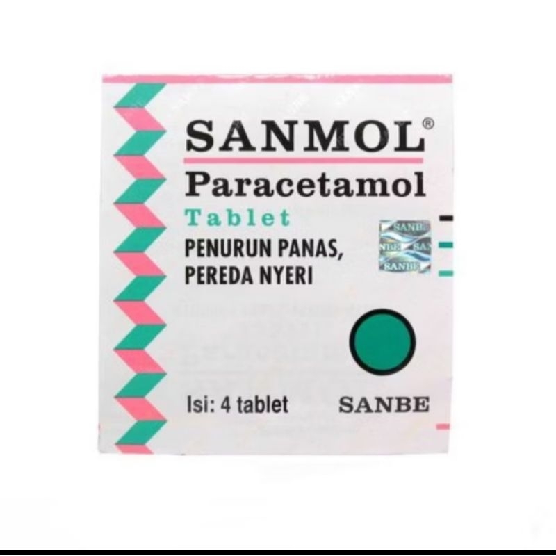 [ Harga Grosir ] Sanmol Paracetamol Tablet | Isi 4 Tablet