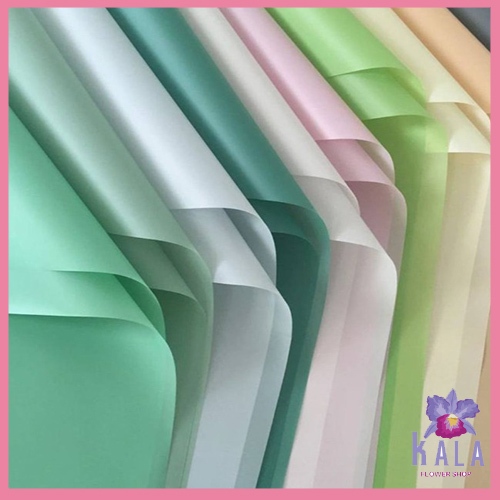 

20 Lembar Flower Wrapping Cellophane Full Color Kertas Buket Bunga KB6198
