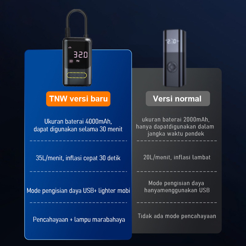 HOT DEALS Motor Pompa Ban Portable Motor Dan Sepeda Elektrik Pompa Ban Listrik 80W 17/19 Silinder