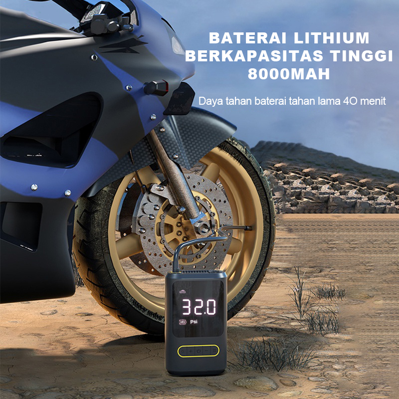 terbaru motor pompa ban portable motor dan sepeda elektrik pompa ban listrik 80w 17/19 silinder